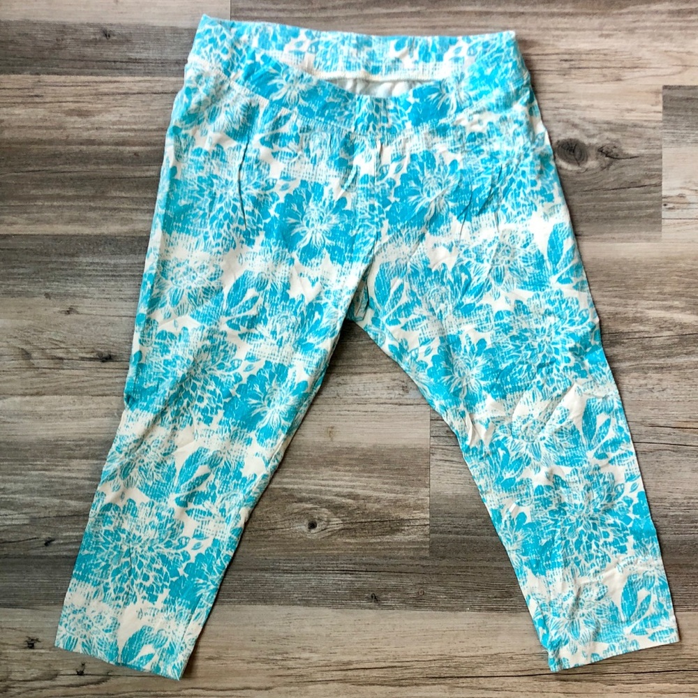 Tropical Capri leggings